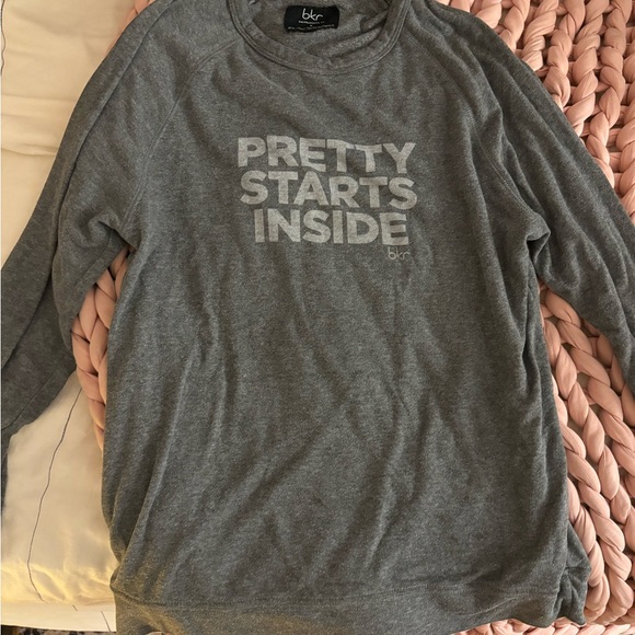 bkr ‘pretty starts inside’ raglan sweatshirt - Picture 2 of 3